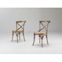 Sedia Cross Rovere Naturale - eSAEM.it