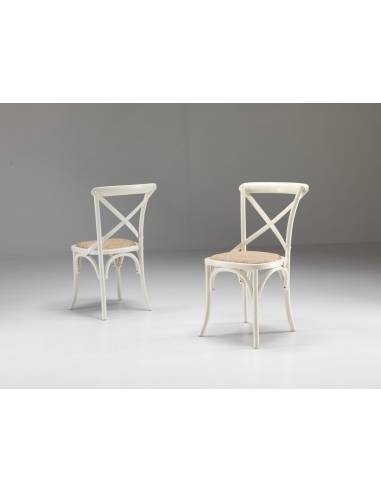 Sedia Cross Bianco Antico - eSAEM.it