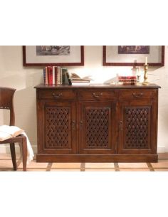 Buffet Coloniale 4 Ante e 4 Cassetti - eSAEM.it