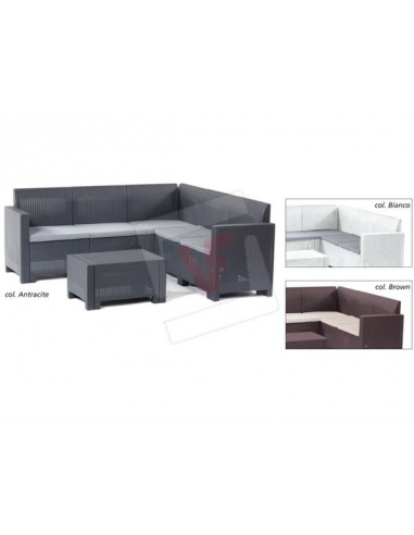 SET DA GIARDINO NEBRASKA CORNER FRATELLI VITALE