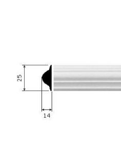 CORNICE GESSO BIANCA (CF.15 MT) C 02501