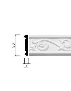 CORNICE GESSO BIANCA (CF.9 MT) C 05032