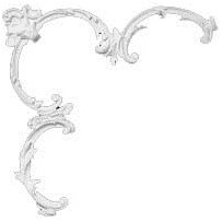 FREGIO GESSO BIANCO (CF.2 PZ) F 301