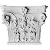 CAPITELLO LESENA GESSO BIANCO KC 420