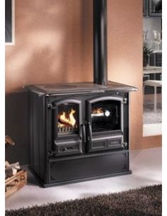 CUCINA A LEGNA REGINA 631 STEEL DAL ZOTTO