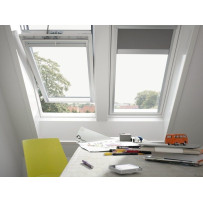 VELUX GGL INTEGRA ELETTRICA - Finestra a bilico elettrica in legno bianca - eSAEM.it