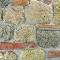 Pannello in pietra ricostruita Art. Misto Contadino