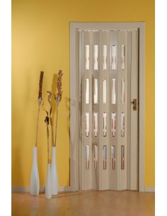 Porta a soffietto in PVC - Pastello e vetri Niagara - eSAEM.it