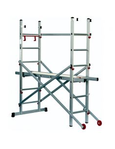 Ponteggio - trabattello hobbistico in alluminio JOKER - scale Frigerio - eSAEM.it