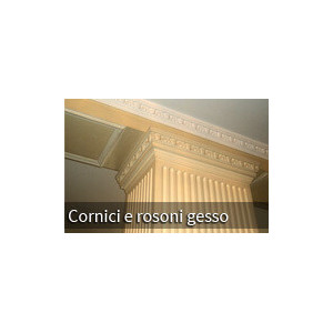 CORNICI E ROSONI IN GESSO